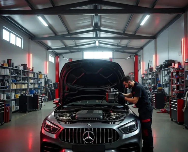 oil and filter change