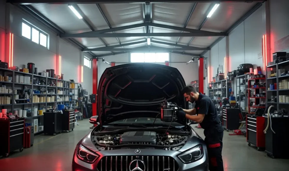 oil and filter change