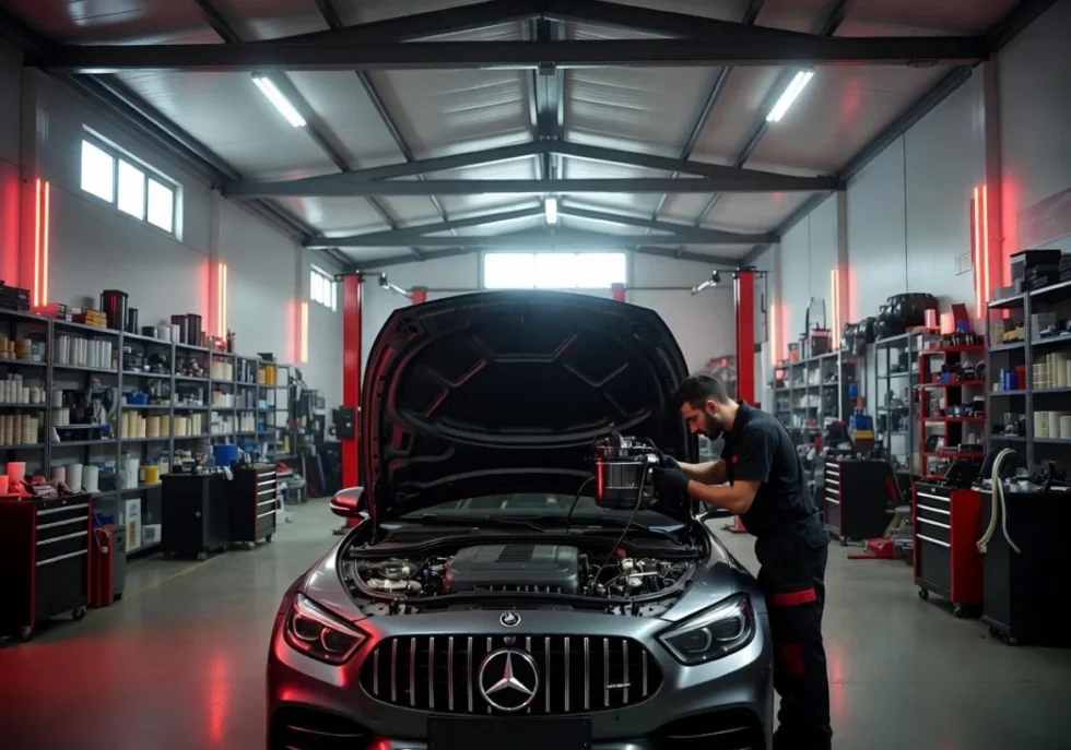 oil and filter change